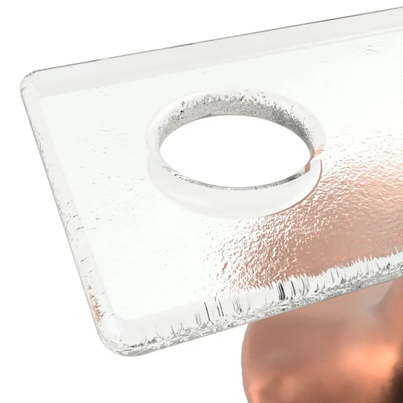 My Glass Studio Food Cone Holder, Clear - Set of 4 - 14.0 x 6.7 x 7 cm