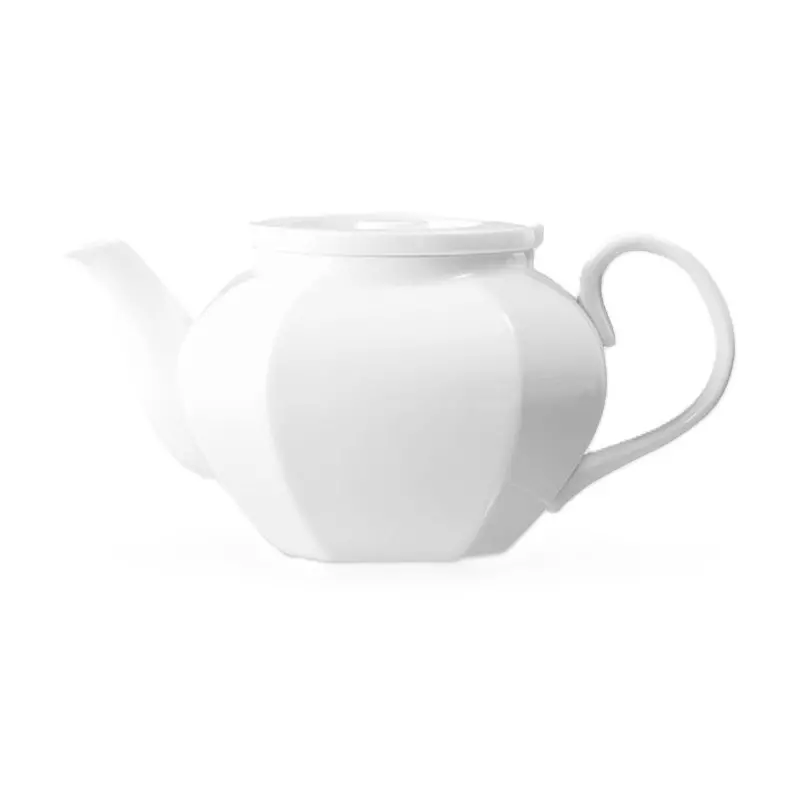 Narumi Waku Collection White Tea Pot With Cover 900cc - Set of 12 Narumi Waku Collection White Tea Pot With Cover 900cc - Set of 12