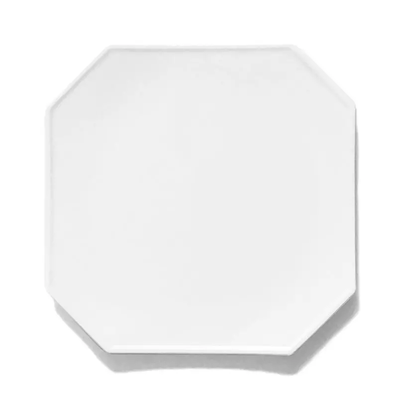 Narumi Waku Collection White 23cm Octagonal Plate - Set of 36