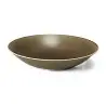 Narumi New Rim Collection Earth Brown 23cm Deep Plate (Earth Brown) - Set of 24