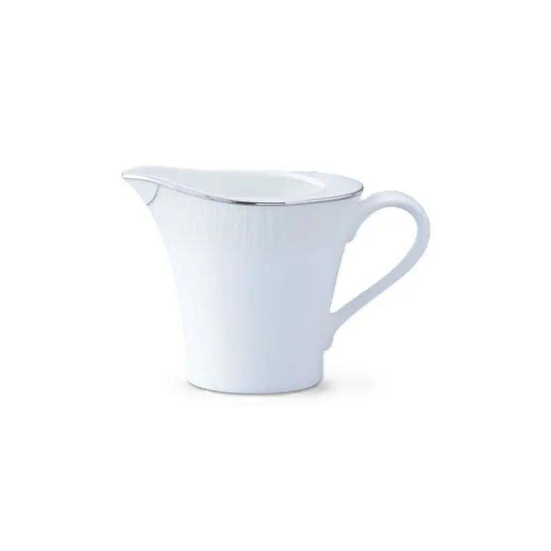Narumi Flat Rim Collection Bamboo Pearl Creamer Jug 290cc - Set of 12