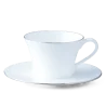 Narumi Flat Rim Collection Bamboo Pearl Tea/Coffee Cup - Set of 24