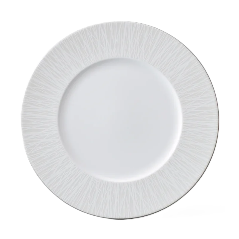 Narumi Flat Rim Collection Bamboo Pearl 27cm Flat Rim Plate - Set of 24