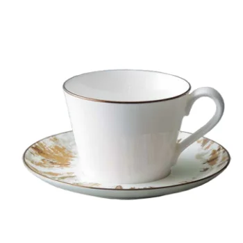 Narumi Flat Rim Collection Grain Tea/Coffee Cup - Set of 24