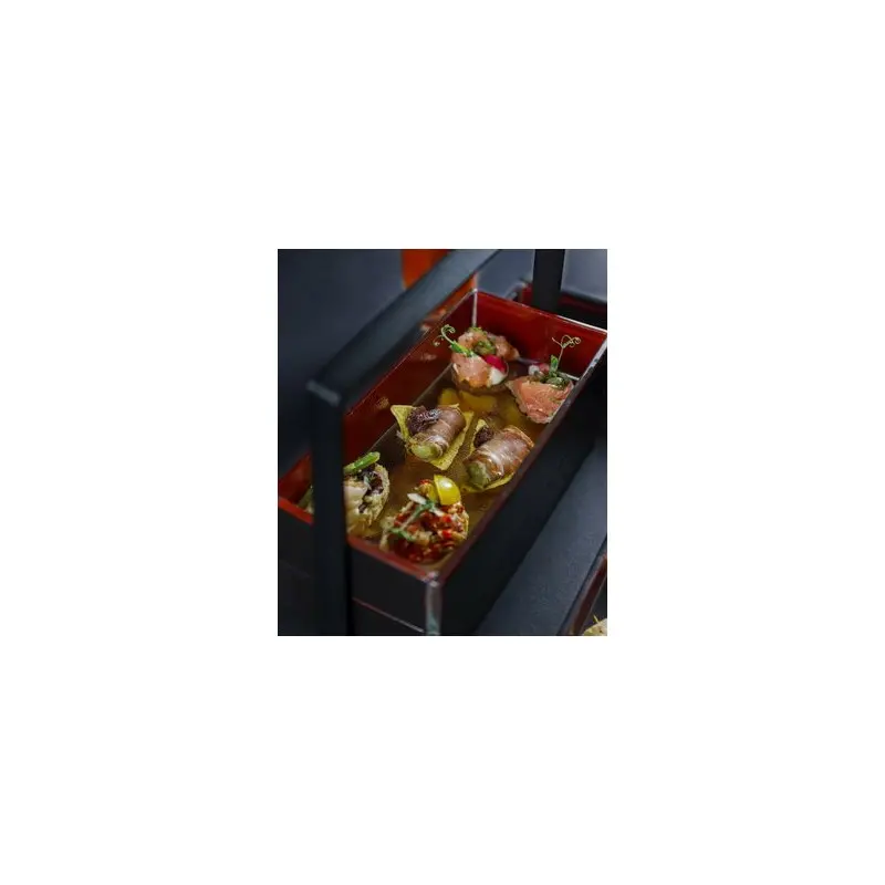 My Glass Studio Bento Box, White - Set of 2 - 22.8 x 13.0 x 20 cm