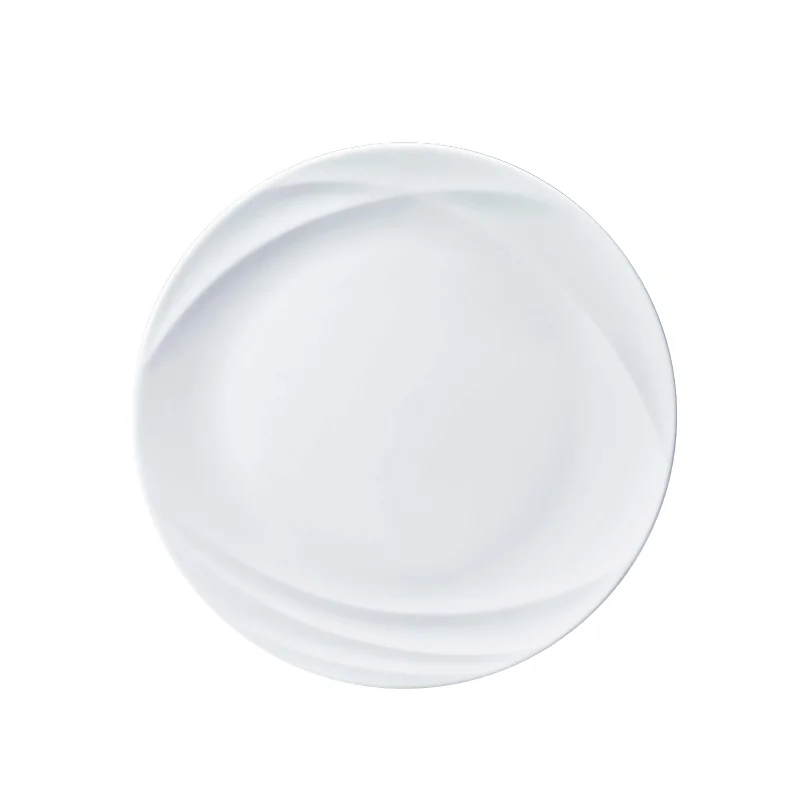 Narumi Chef's Collection White 28cm Plate "Cascade" - Set of 24 Narumi Chef's Collection White 28cm Plate "Cascade" - Set of 24