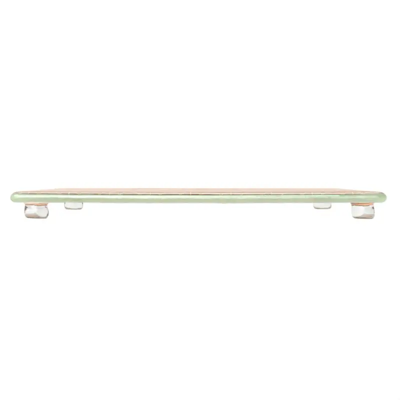 My Glass Studio Footed Board, Brown - Set of 6 - 30.0 x 30.0 x 2 cm My Glass Studio Footed Board, Brown - Set of 6 - 30.0 x 30.0 x 2 cm