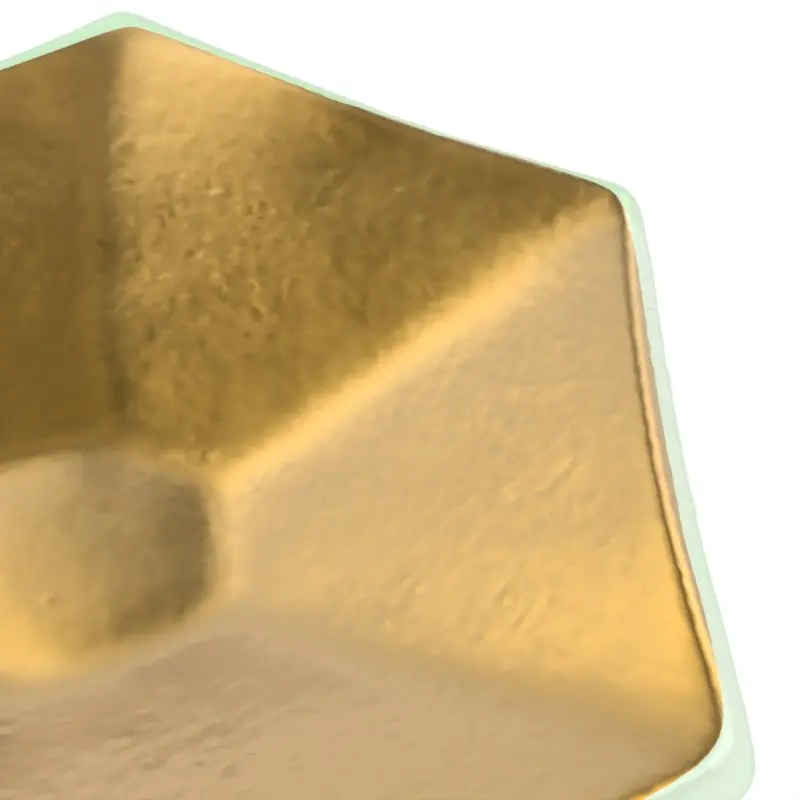 My Glass Studio Tasting Plate, Gold - Set of 24 - Dia: 12 cm, H: 2 cm My Glass Studio Tasting Plate, Gold - Set of 24 - Dia: 12 cm, H: 2 cm