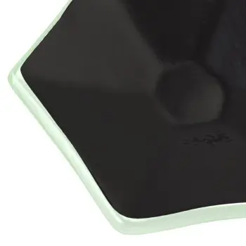 My Glass Studio Tasting Plate, Black - Set of 24 - Dia: 12 cm, H: 2 cm
