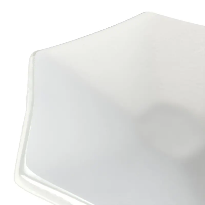 My Glass Studio Tasting Plate, White - Set of 24 - Dia: 12 cm, H: 2 cm
