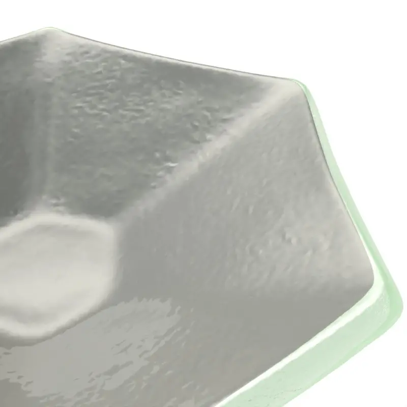 My Glass Studio Tasting Plate, Grey - Set of 24 - Dia: 12 cm, H: 2 cm
