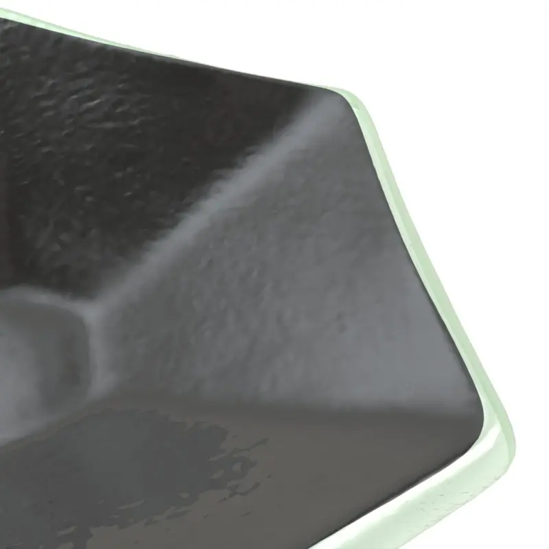 My Glass Studio Tasting Plate, Grey - Set of 24 - Dia: 12 cm, H: 2 cm