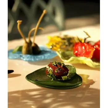 My Glass Studio Tasting Plate, Cream - Set of 20 - 6.5 x 5.5 x 1 cm