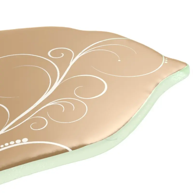 My Glass Studio Tasting Plate, Gold - Set of 12 - 15.5 x 9.0 x 3 cm My Glass Studio Tasting Plate, Gold - Set of 12 - 15.5 x 9.0 x 3 cm