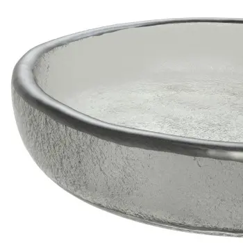 My Glass Studio Olive Bowl, Grey - Set of 10 - 11.7 x 2.5 x 0cm
