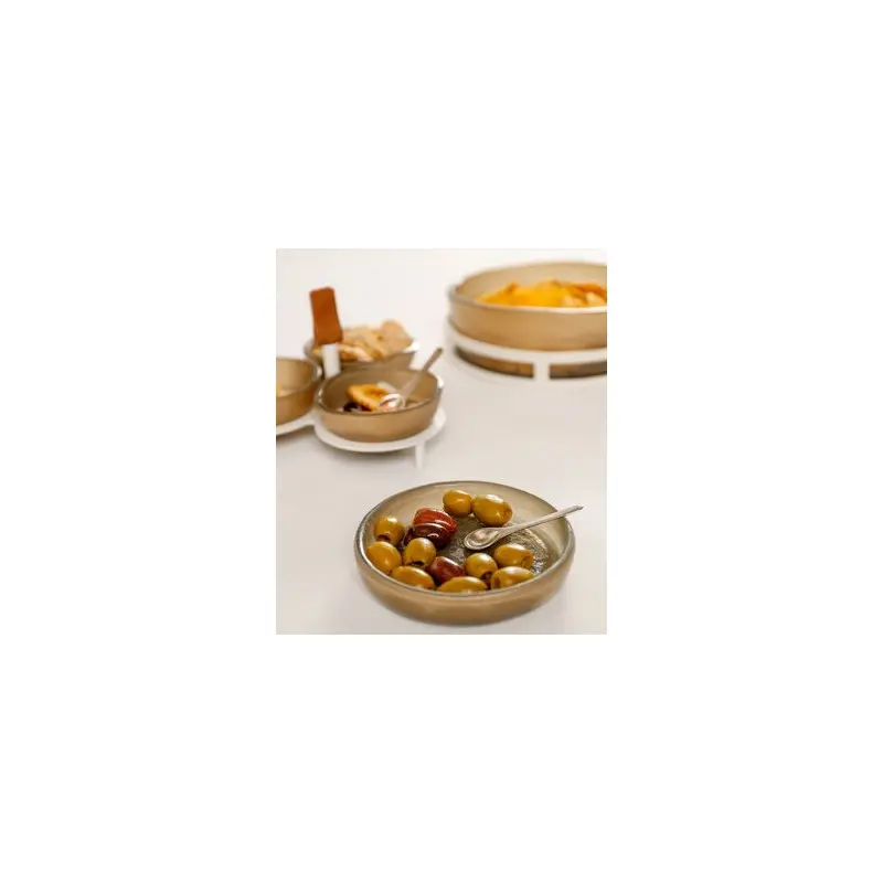 My Glass Studio Olive Bowl, Grey - Set of 10 - 11.7 x 2.5 x 0cm My Glass Studio Olive Bowl, Grey - Set of 10 - 11.7 x 2.5 x 0cm