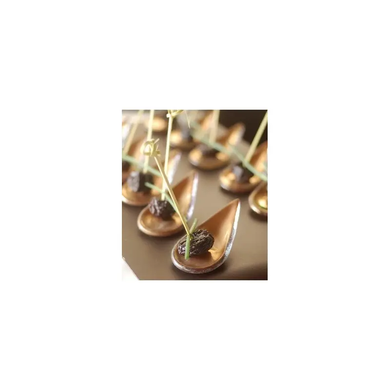 My Glass Studio Appetizer Spoon, Cream - Set of 16 - 9.7 x 4.4 x 2 cm My Glass Studio Appetizer Spoon, Cream - Set of 16 - 9.7 x 4.4 x 2 cm