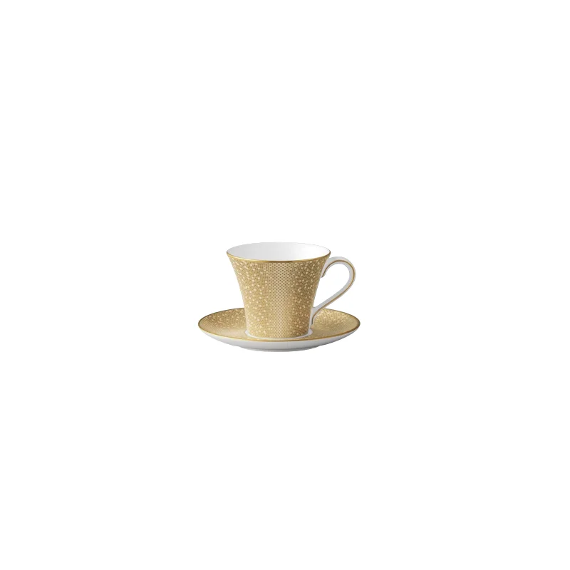 Narumi Flat Rim Collection Gold Dust Espresso Cup - Set of 24