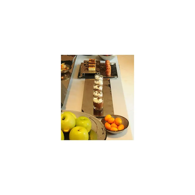 My Glass Studio Long Serving Board, White - Set of 3 - 50.0 x 18.0 x 2 cm