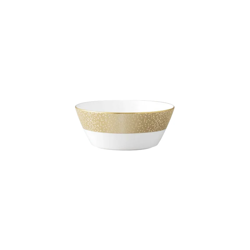 Narumi Flat Rim Collection Gold Dust 16cm Bowl - Set of 24