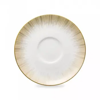 Narumi Cool Coupe Collection Glowing Gold 16cm Saucer - Set of 36