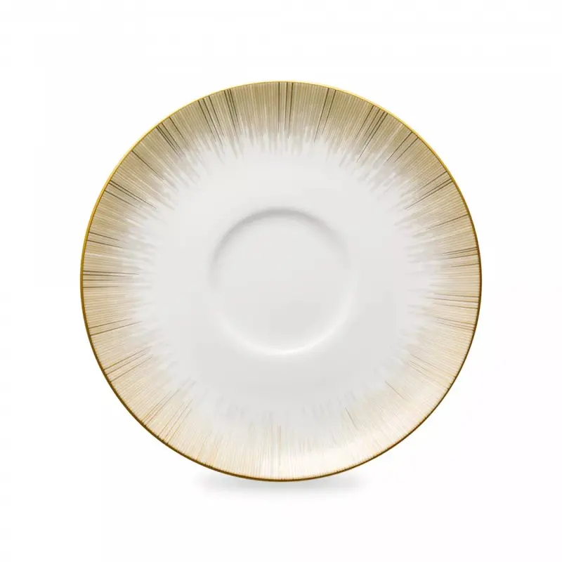 Narumi Cool Coupe Collection Glowing Gold 16cm Saucer - Set of 36
