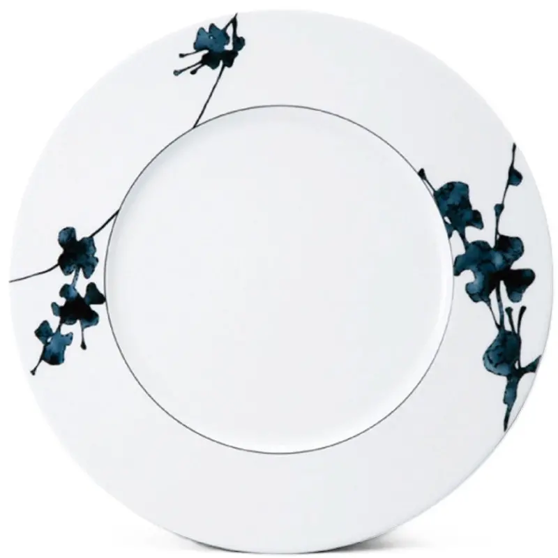 Narumi Flat Rim Collection Montmartre Noir 27cm Flat Rim Plate - Set of 24 Narumi Flat Rim Collection Montmartre Noir 27cm Flat Rim Plate - Set of 24