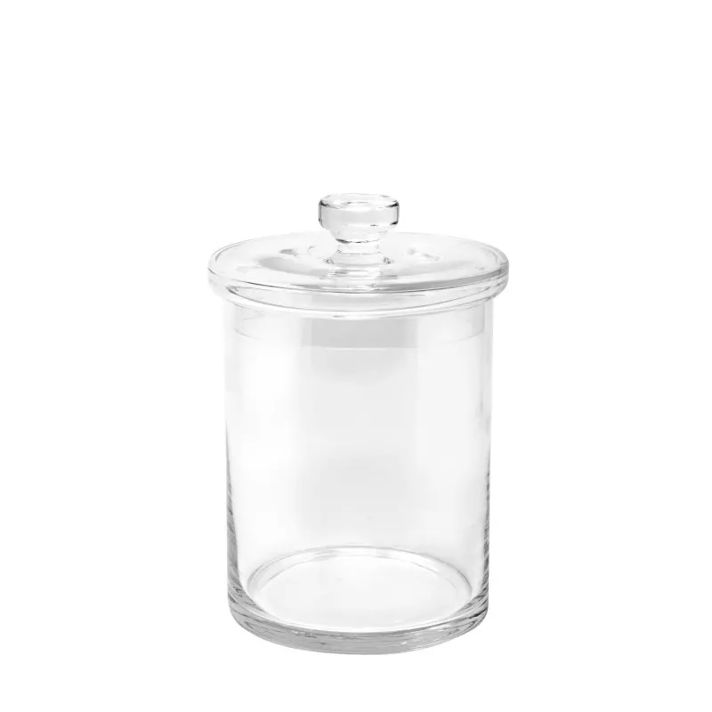 Broggi Collection Glass Jar With Lid Ø 14 cm H.23 cm Broggi Collection Glass Jar With Lid Ø 14 cm H.23 cm