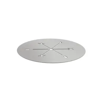 Broggi Essenza Collection Stainless Steel Rack For Seafood Stand. Round Ø 27 cm
