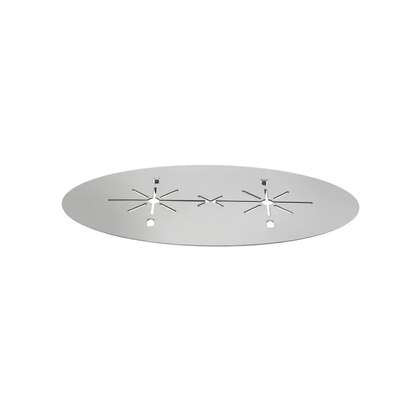 Broggi Essenza Collection Stainless Steel Rack For Seafood Stand Oval 19 x 33 cm