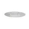 Broggi Essenza Collection Stainless Steel Rack For Seafood Stand Oval 19 x 33 cm