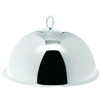 Broggi Essenza Collection Stainless Steel Essenza Dome Cover Inside Ø cm.24 Outside 26