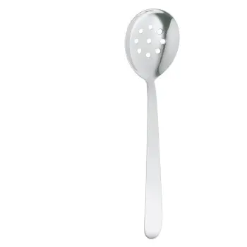 Broggi Collection Stainless Steel Professional Serving Spoon Giant Perforated - 29.0 Cm - Set of 12