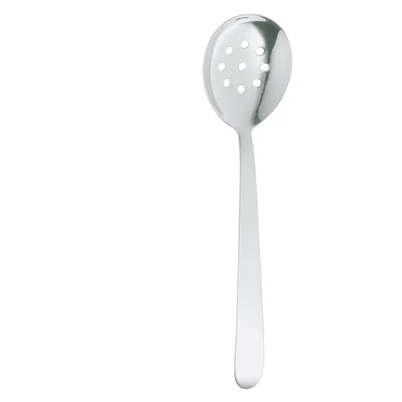 Broggi Collection Stainless Steel Professional Serving Spoon Giant Perforated - 29.0 Cm - Set of 12