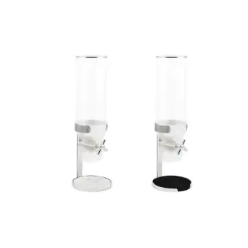 Broggi Decò Collection Chromed With Marble Decò Cereal Dispenser. Chromed With Marble Stand