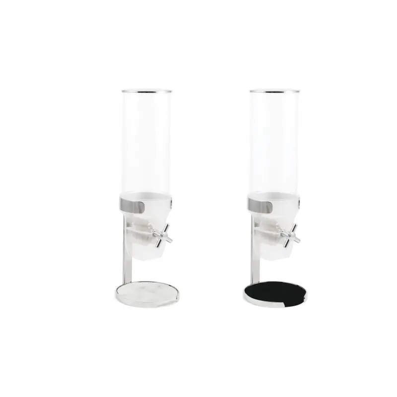 Broggi Decò Collection Chromed With Marble Decò Cereal Dispenser. Chromed With Marble Stand