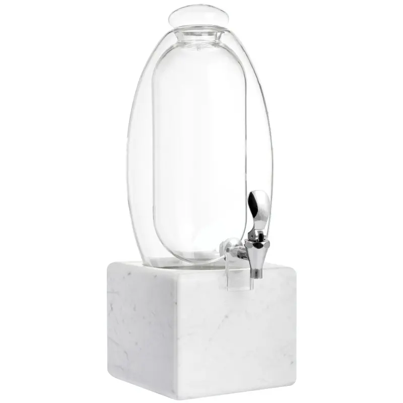 Broggi Aqva Collection Beverage Dispenser Aqva With Marble Base