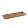 Broggi Collection Wood Base With 3 Holes 17.5 x 52.5 cm H.2.5 cm