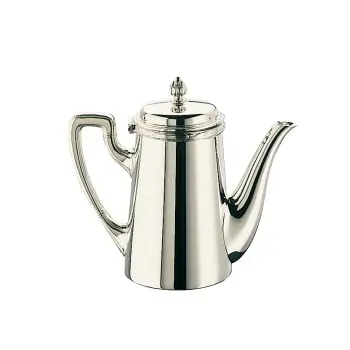Broggi Rubans Collection Silver Plated Coffee Pot Rubans Goose-Neck 96 cl