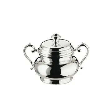 Broggi Ambasciata Collection Silver Plated Sugar Bowl Ambasciata 200 gr