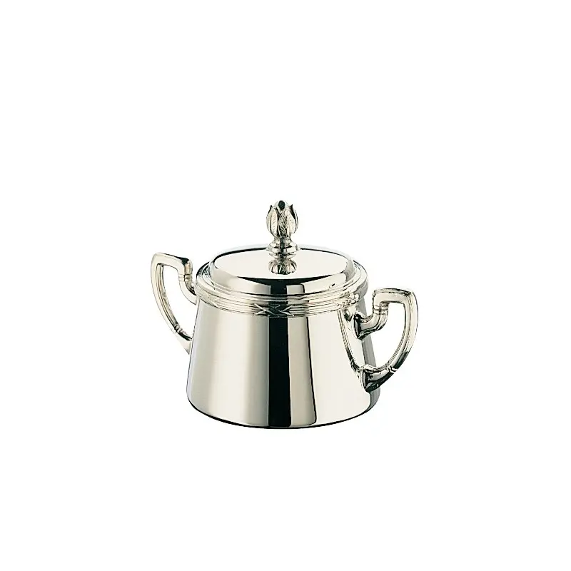 Broggi Rubans Collection Silver Plated Sugar Bowl Rubans 140 gr Broggi Rubans Collection Silver Plated Sugar Bowl Rubans 140 gr