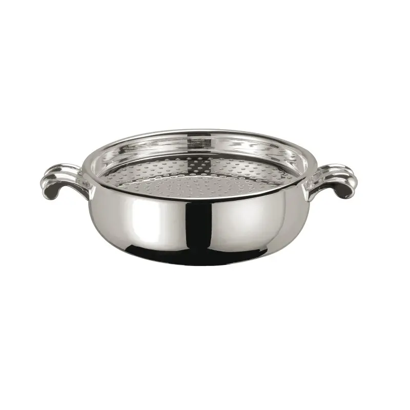 Broggi Collection Silver Plated Butter Cooler With Cover And grid Ø 11 cm