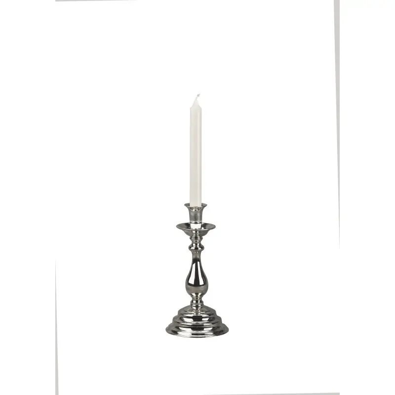 Broggi Ambasciata Collection Silver Plated Candlestick Ambasciata H.23 cm Broggi Ambasciata Collection Silver Plated Candlestick Ambasciata H.23 cm