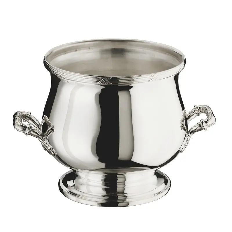 Broggi Rubans Collection Silver Plated Ice Bucket Rubans Ø 14 cm H.15 cm Broggi Rubans Collection Silver Plated Ice Bucket Rubans Ø 14 cm H.15 cm