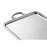 Broggi Rubans Collection Silver Plated Rectangular Tray Rubans With Handles 40 x 30 cm