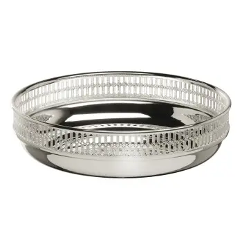 Broggi Gallery Collection Silver Plated Bread Basket Gallery Ø 23 cm