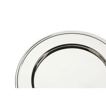 Broggi English Collection Silver Plated Show Plate English Dec. Ø 32.5 cm