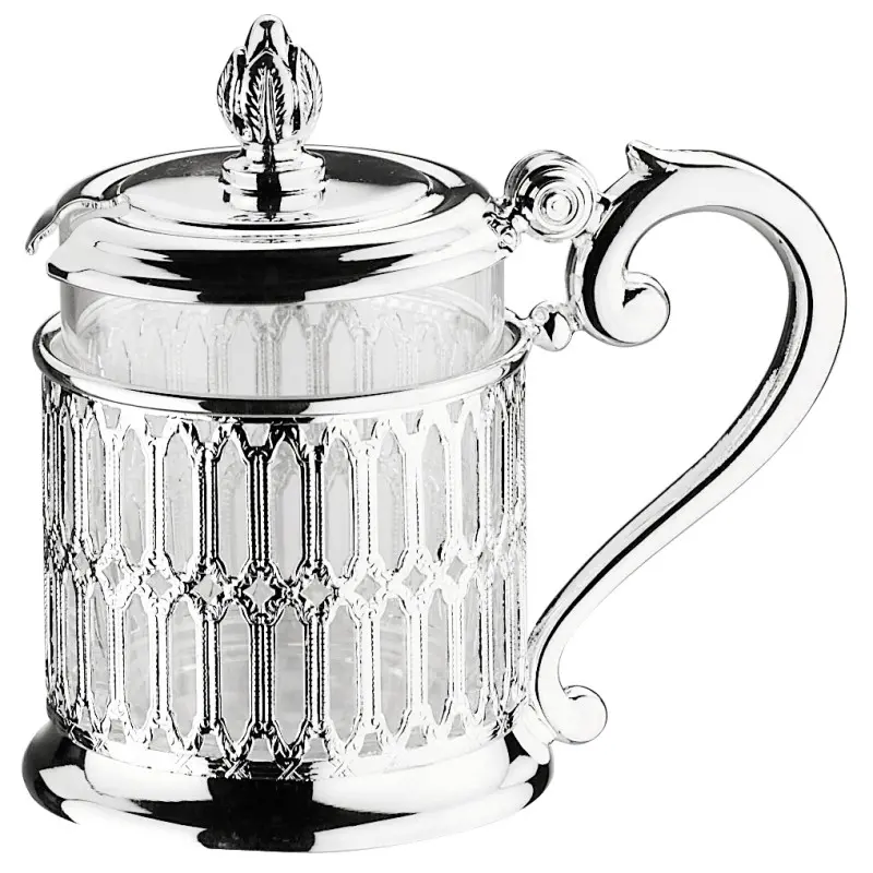Broggi Collection Silver Plated Mustard Pot Ø 6 cm Broggi Collection Silver Plated Mustard Pot Ø 6 cm