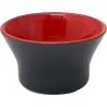 Broggi Bento Collection grey/Burgundy And Stainless Steel Bento Small Bowl. Conical. grey/Burgundy