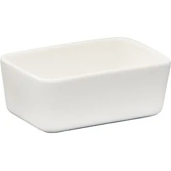 Broggi Bento Collection White Bento Saucer. Rectangular White